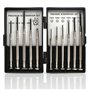 11 Pièces Jeu de Mini Tournevis de Précision Kit de Tournevise Précision Tournevis Horloger Plat/Cruciforme Set de Tournevis Pet