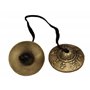 Boutique Dharma ; cymbales tibétaines Tingsha (Petites) OM Mani Padme Hum
