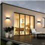 LED Applique Murale intérieur/Extérieur,24W 3000K blanc chaud Lampe Murale,Moderne Luminaire Murale,Éclairage Murals Etanche IP6