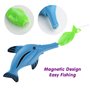 Surplex 43 Pièces Jouet de Pêche Flottant Enfants Exterieur Jeu Peche A La Ligne Piscine Baignoire De Pêche Jouets Magnétiques J