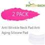 PHCOMRICH Protège-cou en silicone anti-rides réutilisables et 100 % de qualité médicale pour éliminer les rides et prévenir les 