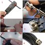 Kagni BNC Crimp Tool Set, pince à sertir à cliquet BNC/TNC et dénudeur de câble coaxial rotatif avec 10 pcs connecteurs BNC à se