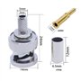 BNC pince et 20pcs connecteurs mâles à sertir BNC sur câble coaxial RG58 RG59