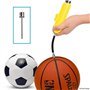 2X Pompes Ballon - Super Compact - Double Action (Pompes d'air Lorsque Vous Poussez et Tirez) - pour Ballons de Sport (Basketbal