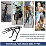 Porte-Bagages vélo arrière Ajustable, Universel pour VTT, Installation Rapide, capacité Forte pour Cyclisme de Montagne et Carga