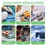 Flux Soudure,Flux Soudure Electronique,Pate A Souder, Avec Tige De PousséE,Flux de soudure électronique sans nettoyage LED SMD P