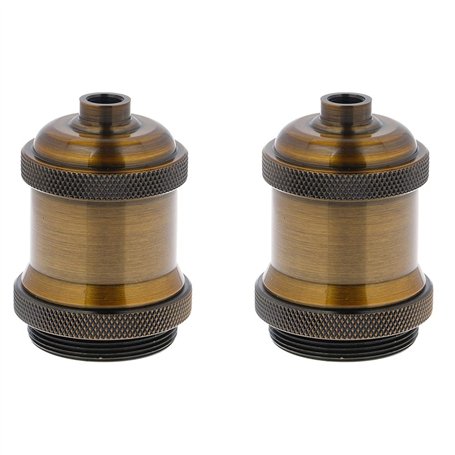 CENPEK 2 pièces E26 E27 Douille de Lampe avec Anneau d'abat-Jour