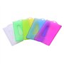 Toyvian 20pcs Plastique Titulaire de la Carte Titulaire Manchon pour Carte d'identité Carte de crédit Carte de Bus Cartes d'étud