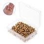 SUPVOX 400Pcs Punaises à TêTe Ronde en Plastique Et Acier éPingles Droites pour Carte, Bureau, Maison, éCole, DéCoration Et Marq