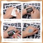Kit Stylo Tatouage Temporaire Enfant - 10 Stylos Tatouage Temporaire et 111 Pochoirs Tatouage Temporaire pour Cadeau DIY