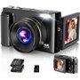 Appareil Photo Numérique 4K UHD Autofocus avec Carte 32G