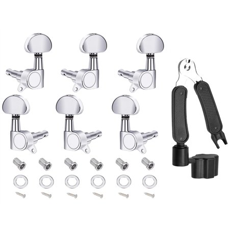 6 Pièces Chevilles de Réglage de Guitare，Cheville de Guitare，pour Guitare Électrique ou Acoustique