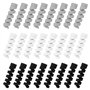 HDGSAFD Lot de 24 Cache-Câbles De Charge