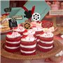 CVDYWDJIE Inserts De Gâteau sur Le Thème du Film, Décorations De Gâteaux De Fête De Film, Inserts De Gâteaux Créatifs, Fournitur