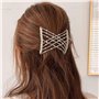 3 Pièces Pinces À Cheveux Pour Femme, Pinces À Cheveux Avec Peigne Élastique Pour Femme, Peignes À Cheveux Avec Perles Rétro, Ac