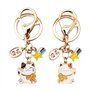 2 Pièces Porte-Clés Chat Porte-Bonheur