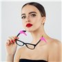 COACOM 12 Paires d'Embouts de Branches de Lunettes Colorés - Accessoires Antidérapants en Silicone - Crochets et Coussinets d'Or