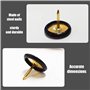 Lot de 200 épingles à tête ronde pour tableau d'affichage - Outils de fixation de papier - Accessoires de bricolage - Aiguilles