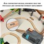 OAOSDH Tracks De Trains Jouets en 10 Pièces Et Connecteurs De Piste De 5 Pièces, Accessoires De Jouets pour Enfants, Jouets Dura