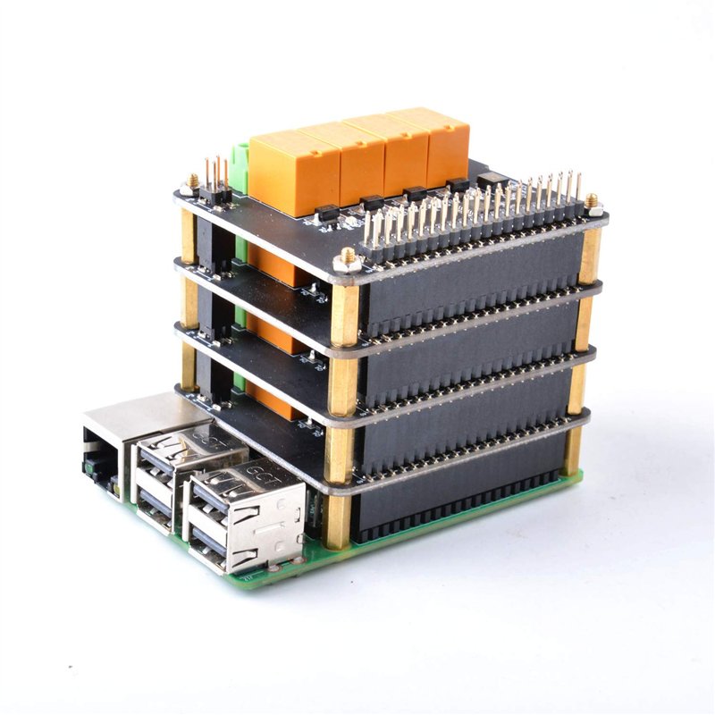 Relay Board Raspberry Pi 4ch GeeekPi Raspberry Pi Expansion Board, 4 Channel Relay Board | Isleden