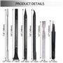 Ewparts 9pcs Ensemble d'outils électroniques Professionnels Ensembles d'outils de Levier en Plastique Ensemble spudger Ensemble 