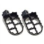 ANCLLO Repose-pieds en aluminium de 8 mm pour moto tout-terrain Taotao, motocross, MX, PW50, PW80, TTR90 50 / 70 / 90 / 110 / 12