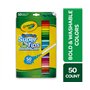 CRAYOLA Super Tips Lot de 50 marqueurs lavables