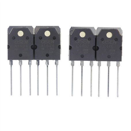 2 paires A1694 (2SA1694) + C4467 (2SC4467) NPN PNP Transistor de puissance au silicium TO-3PN 120V 11A 120W hFE:80-160