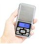 Mengshen Balance digitale de bijoux de poche Balance graduée en milligrammes haute précision 1.1lb / 500g (0.01g) Rechargement p