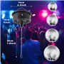 5 RPM - 9 RPM réglable miroir ball rotatif moteur avec 24 RGB LED lumière pour 4 6 8 12 "disco ball pour Party decor dj Band Bar