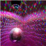 5 RPM - 9 RPM réglable miroir ball rotatif moteur avec 24 RGB LED lumière pour 4 6 8 12 "disco ball pour Party decor dj Band Bar