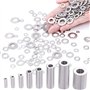 CYH 360 Pièces Rondelles Plates en Acier Inoxydable Assortiment Kit, M2 M2.5 M3 M4 M5 M6 M8 M10 M12 Rondelles Metal pour L'étanc