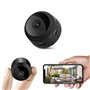 Camera Espion WiFi 1080P Mini Caméra de Surveillance Interieur/extérieur sans Fil avec Enregistrement Micro Cachée Camera Espion