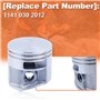 Mtanlo Kit de segments de piston 44,7 mm pour cylindre de tronçonneuse Stihl MS271 MS271C MS 271 271C MS261 MS261C # 1141 030 20