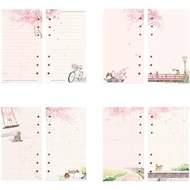Recharge de papier rose A6