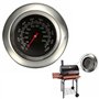 Jzhen Thermomètre de Four en Acier Inoxydable Thermomètre pour BBQ