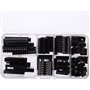 DollaTek 66pcs DIP IC Sockets Adapter Kit de prise de type à souder 6/8/14/16/18/20/24/28 broches