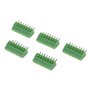 JOYKK 10 Pieces Vis 8Pin Vis PCB Montage Borniers Connecteur Pas 2.54mm - Vert