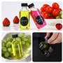 12 Mini Bouteille Verre,Bouteilles Miniatures Réutilisables 60ml,Petite Bouteille en Verre Vide avec entonnoir,étiquette,brosse