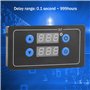 YF-4 Minuterie Relais Réglable Retarder Cycle Module Minuterie Relais Module DC 12 V Affichage Numérique Temporisateur Conseil D