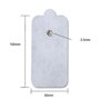 10 * 5 cm Pads Électrode Snap 3.5mm Connecteur Tens Electrodes Patches pour D