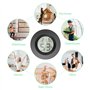 Gvolatee Thermometre Hygrometre Interieur, Mini Digital Thermomètre Hygromètre Intérieur, Rond Temperature Interieur Maison, Hau