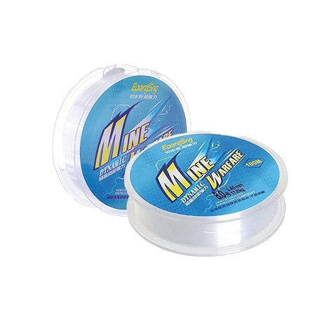 Rifrpha 2 PCS Fil de Pêche Transparent Solide Ligne de Pêche en Nylon Fil de Pêche Nylon Truite Ligne de Pêche Monofilament Fil