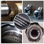 Extracteur à Vis à Tête Double,Endommagé Vis Extracteur et Retirer Kit H.S.S.1＃/2＃/3＃/4＃0＃-(5Pcs)