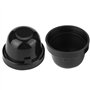 Couvercle anti-poussière de lumière LED, 2Pcs 70mm Voiture en Caoutchouc Noir Boîtier Anti-poussière de Phare LED Boîtier Joint 