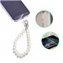 Oruiiju Chaîne de téléphone portable universelle,Bracelet de téléphone portable en perles，2 Pcs Bracelet Téléphone Perle Chaîne 