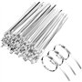 Gvolatee 100 pieces Attache Cable Inox 200mm