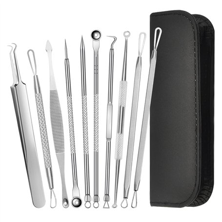 Fousenuk 10 pièces Tire Comedon Point Noir pour Peau
