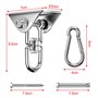 Crochets balancoire Suspension avec Vis Fixation