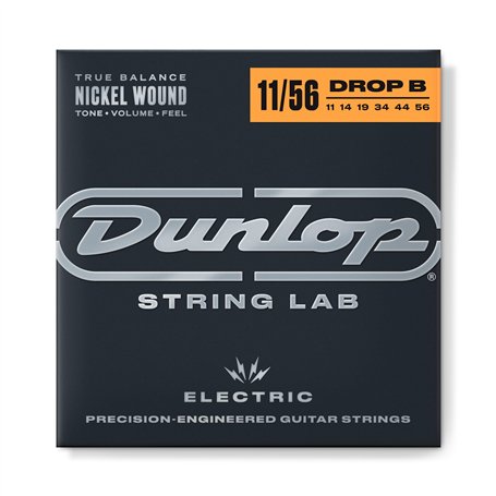 JIM DUNLOP Cordes pour guitare éléctrique Electric Nickel 11-56 Drop B